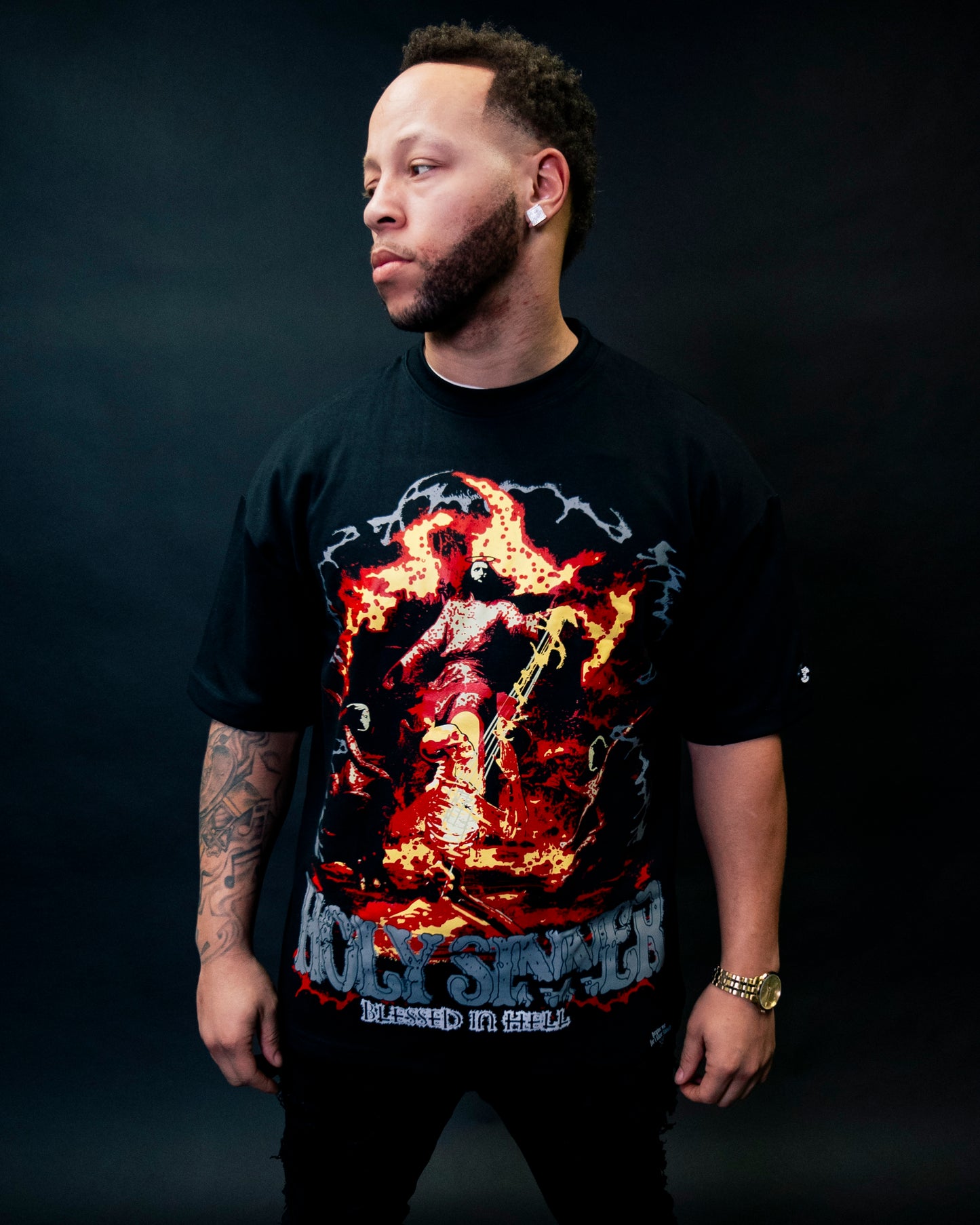 BLESSED IN HELL T-SHIRT