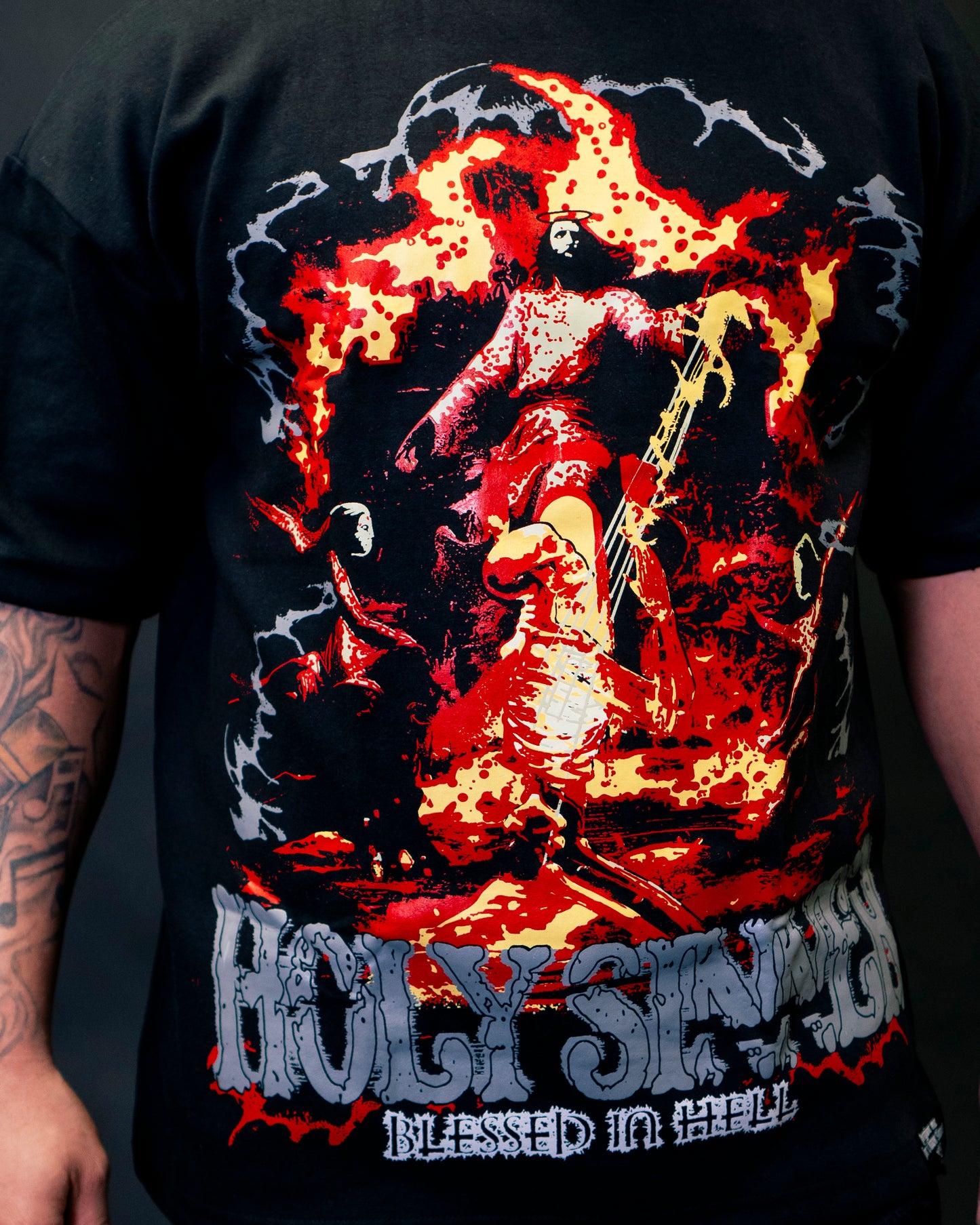 BLESSED IN HELL T-SHIRT