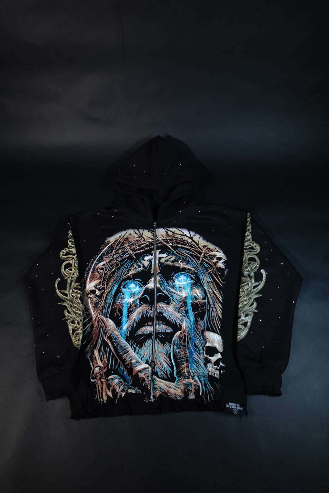 Crown of Thorns Zip Up Hoodie