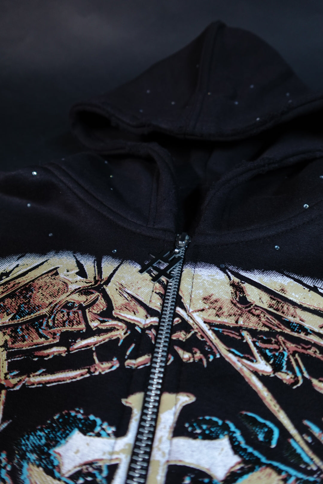 Crown of Thorns Zip Up Hoodie