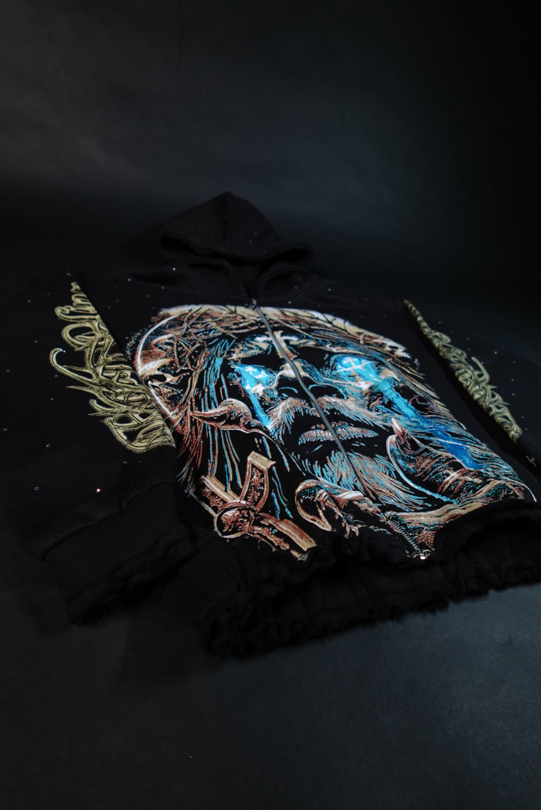 Crown of Thorns Zip Up Hoodie