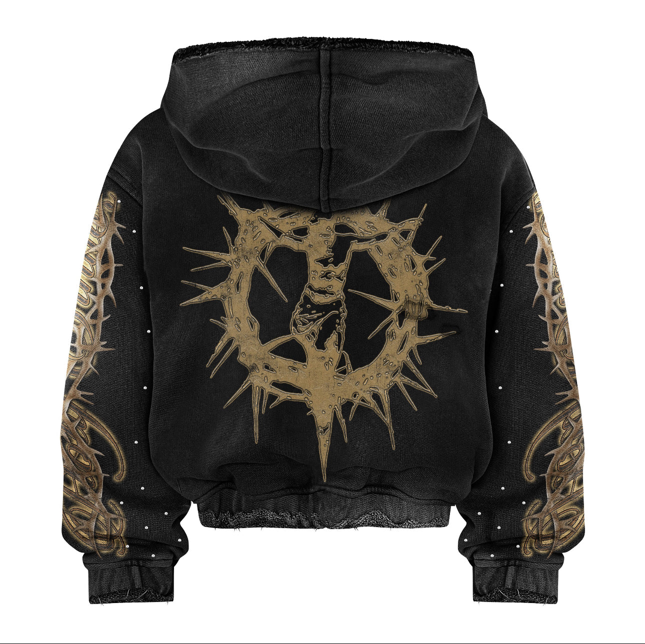 Crown of Thorns Zip Up Hoodie