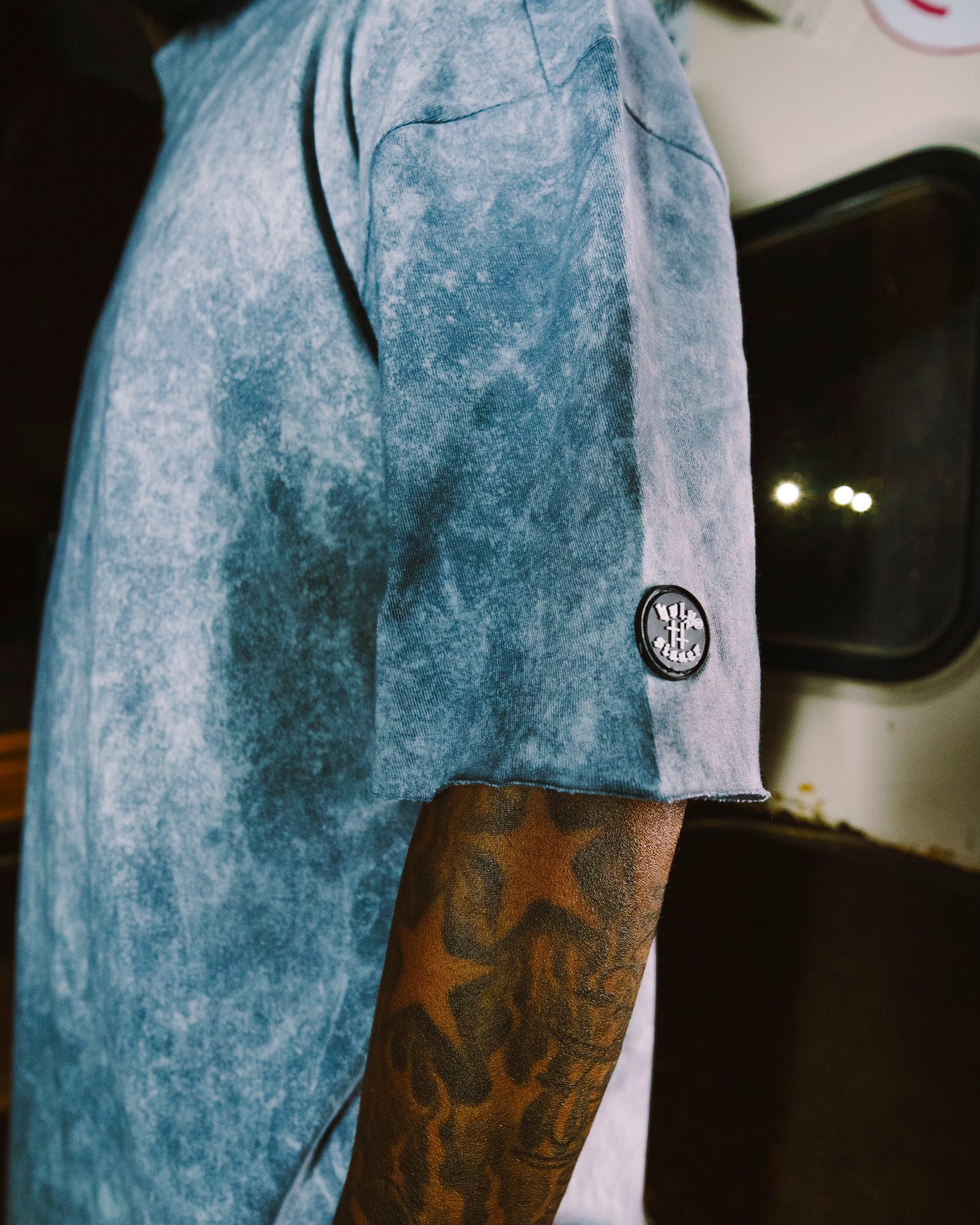 Grey Acid Wash T-Shirt