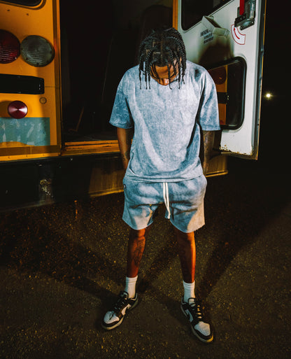 Grey Acid Wash T-Shirt