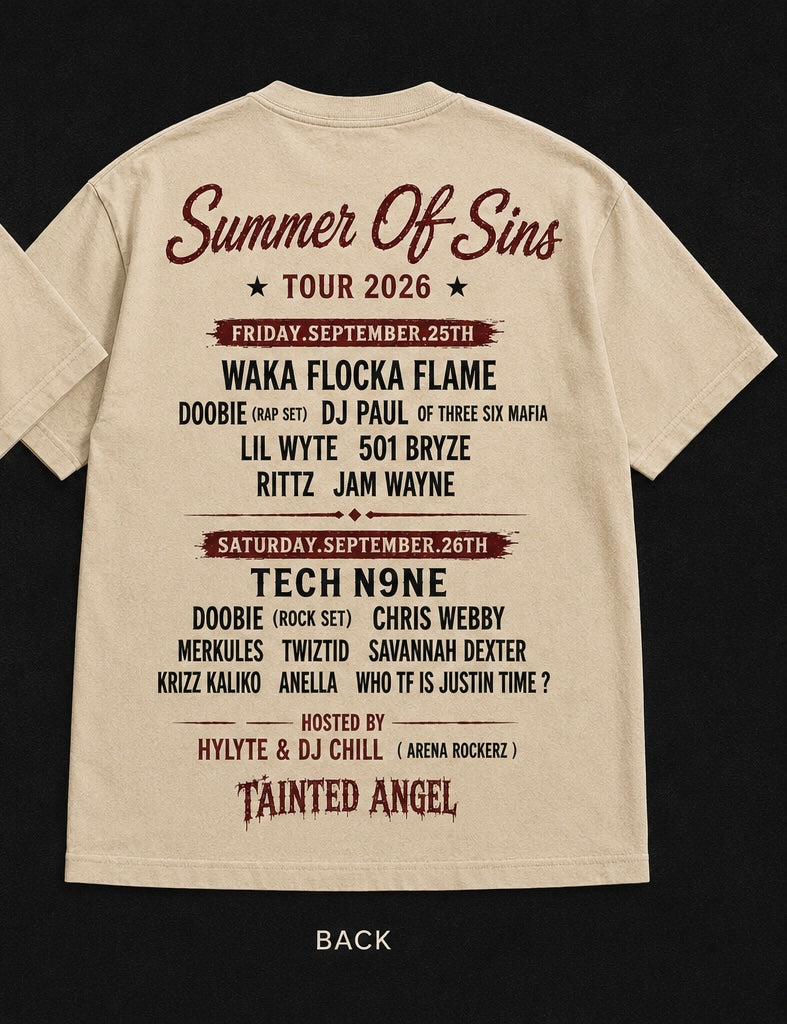 SOS - TAINTED TAN TOUR TEE