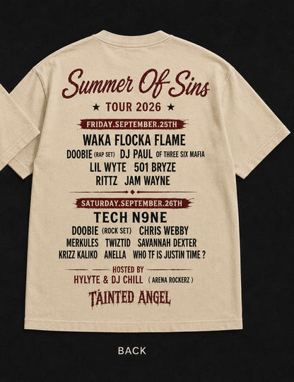 SOS - TAINTED TAN TOUR TEE