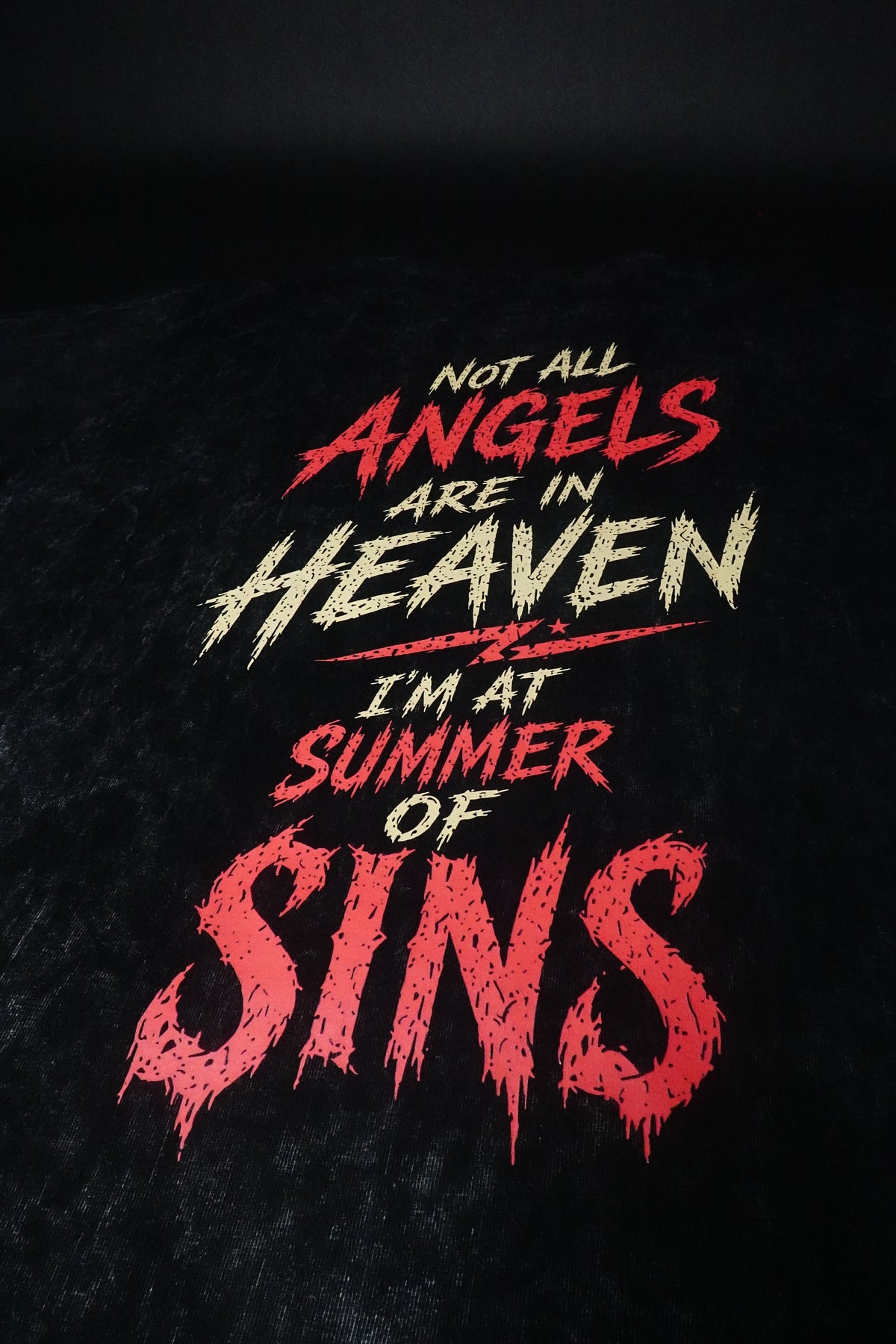SOS - TAINTED NOT ALL ANGELS TEE