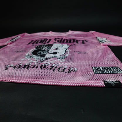 MEN'S “CODY ASH PORKCHOP PINK” FOOTBALL JERSEY (PINK)