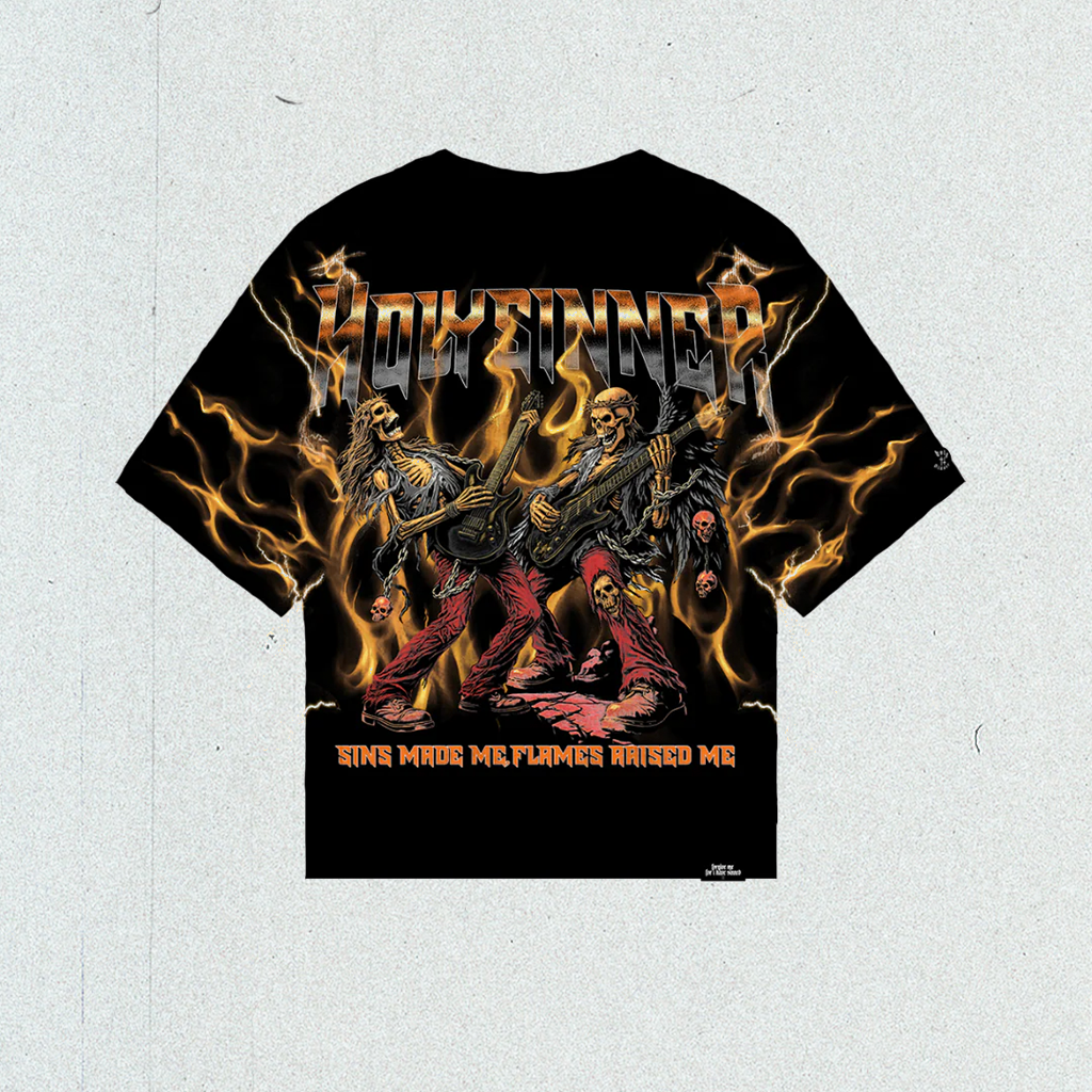 FLAMES MADE ME T-SHIRT