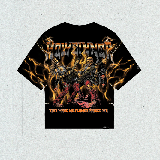 FLAMES MADE ME T-SHIRT