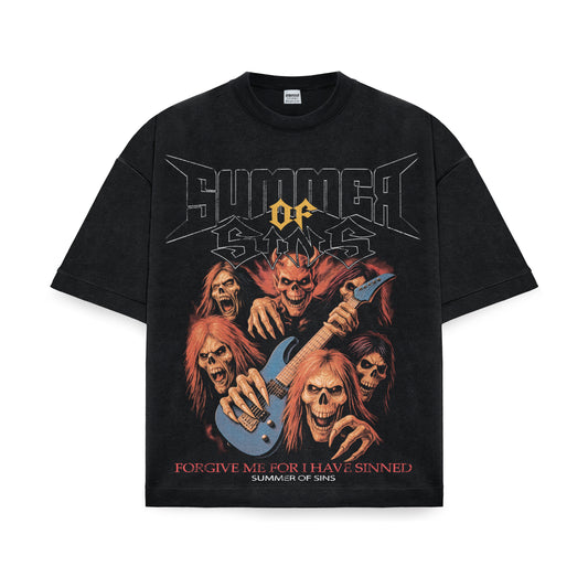 SOS '25 PRE-ORDER - SKELETON ROCK BAND T-SHIRT